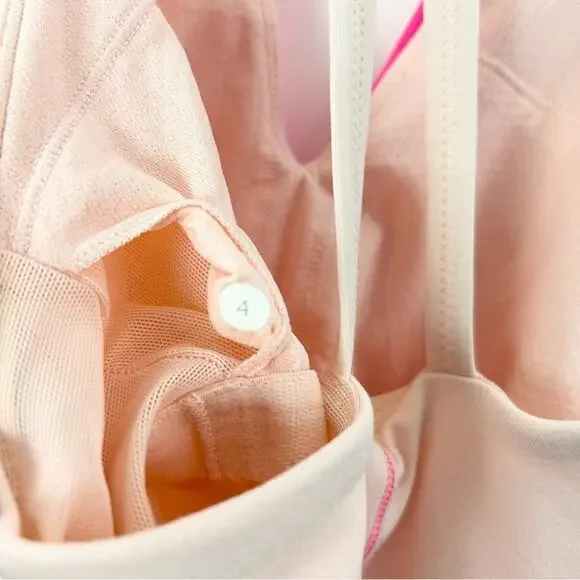 Lululemon Open Soul Halter Neck Tank Parfait Pink Pinkelicious Size 4 - Picture 6 of 7